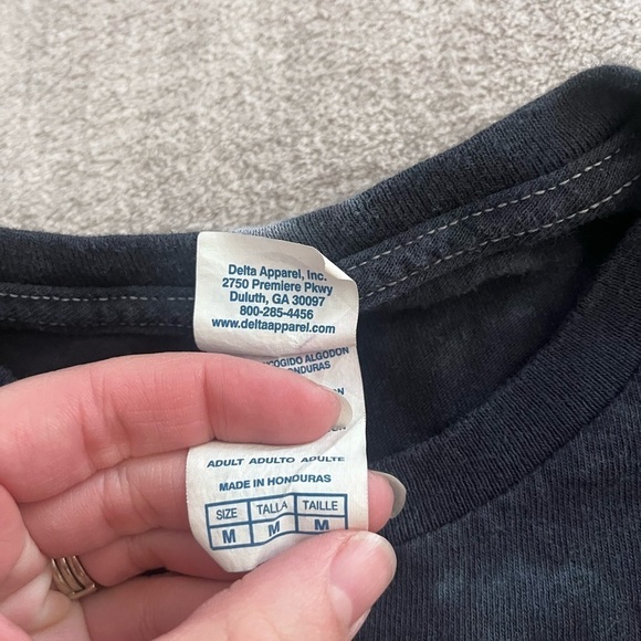 Rastafari Lion Tie Die T Shirt Size Medium Delta Pro Weight - Picture 3 of 5